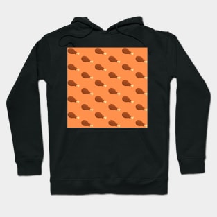 Chicken Leg - Orange Hoodie